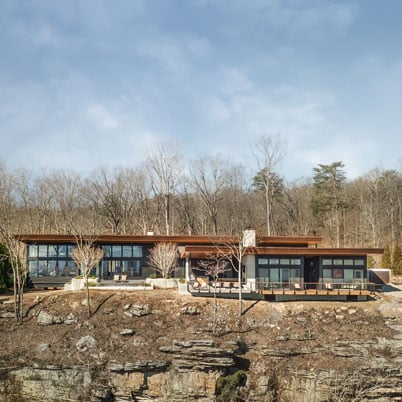 Modern home from 2022 Dwell contest submission featuring Andersen Windows.