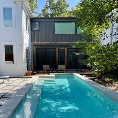 Modern home from 2022 Dwell contest submission featuring Andersen Windows.