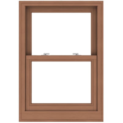 E-Series Double-hung window white exterior product shot