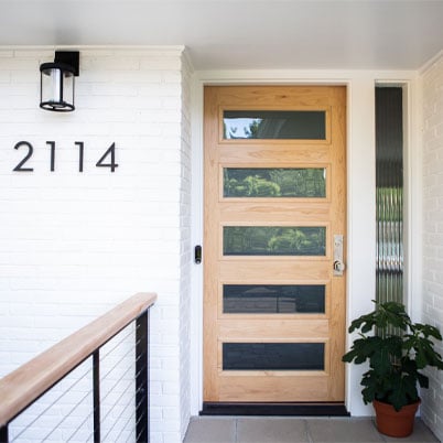 andersen modern style entry door