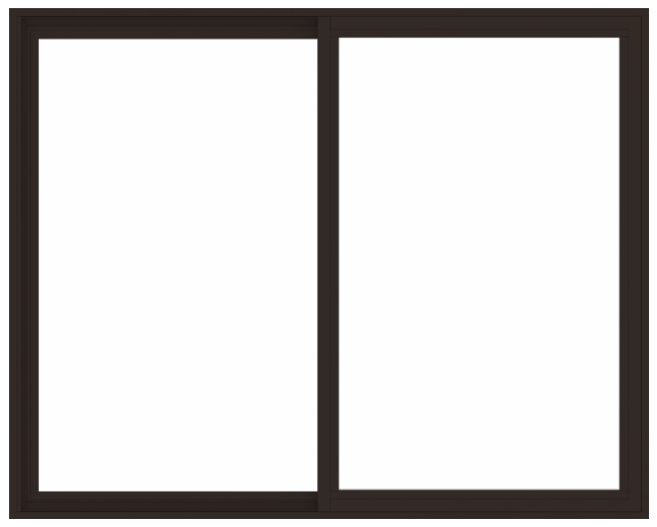 exterior andersen window with dark bronze trim