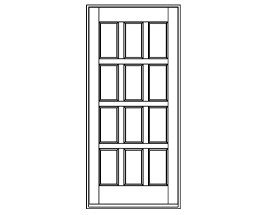 illustration of andersen 805 style door