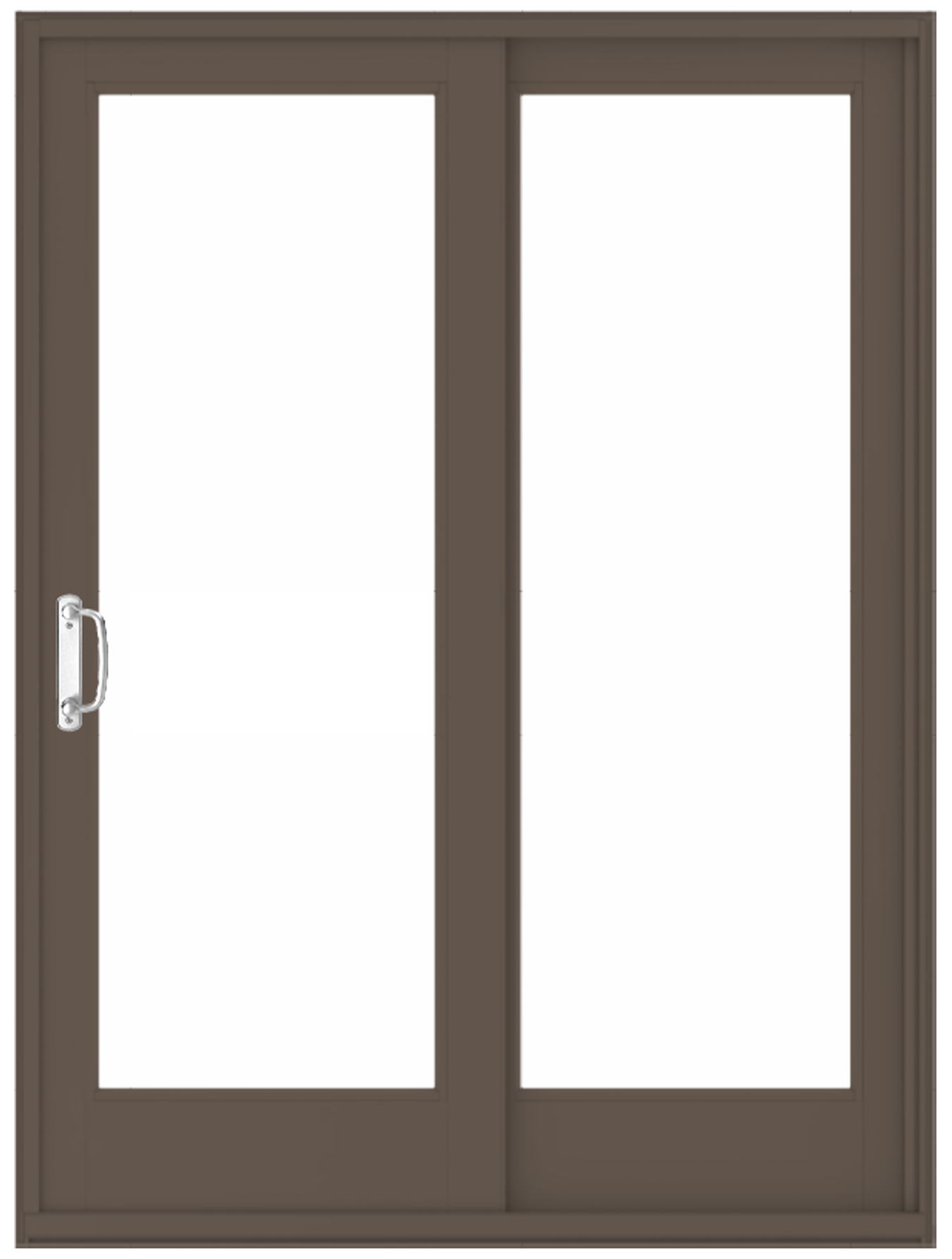 a series gliding patio andersen door in terratone