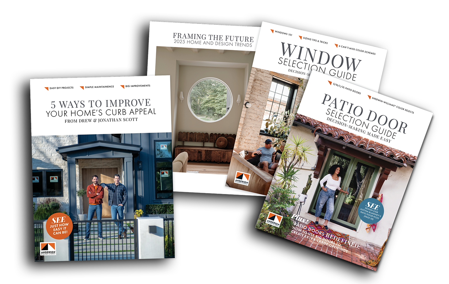 Top 5 curb appeal tips, exclusive Window Selection Guide, comprehensive Door Selection Guide, 2025 Home Design Trends